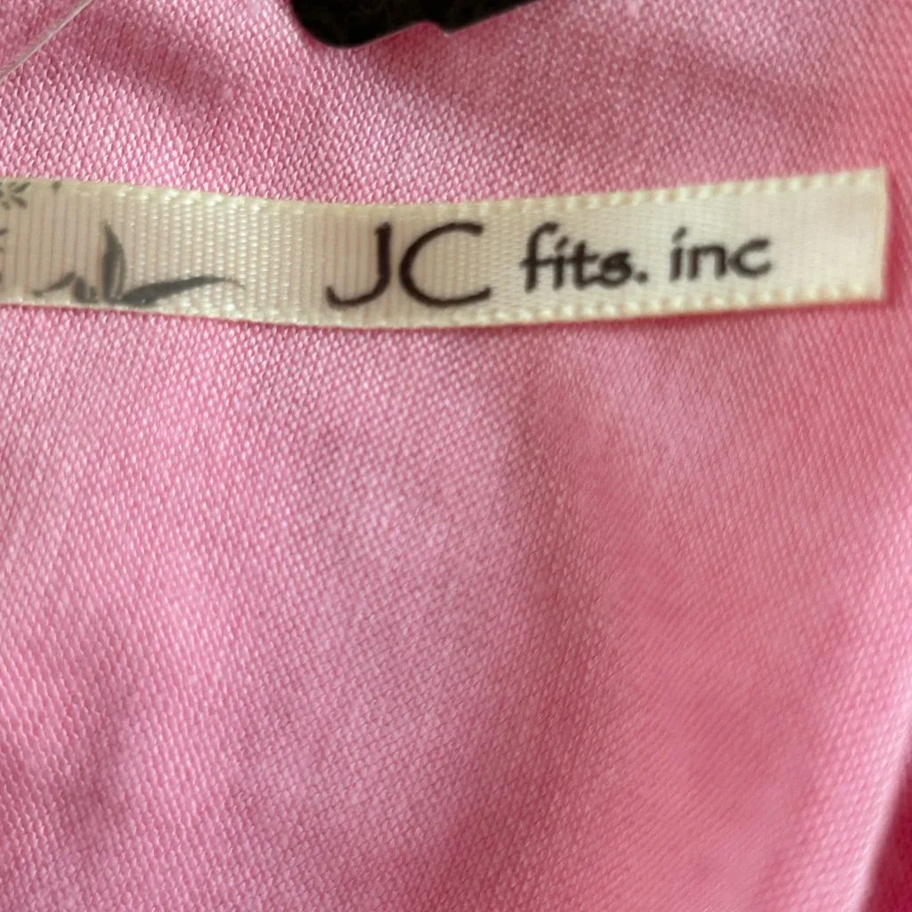 Pink California flag themed racerback tank Cali bear graphic Palm trees NWT MED - Image 4