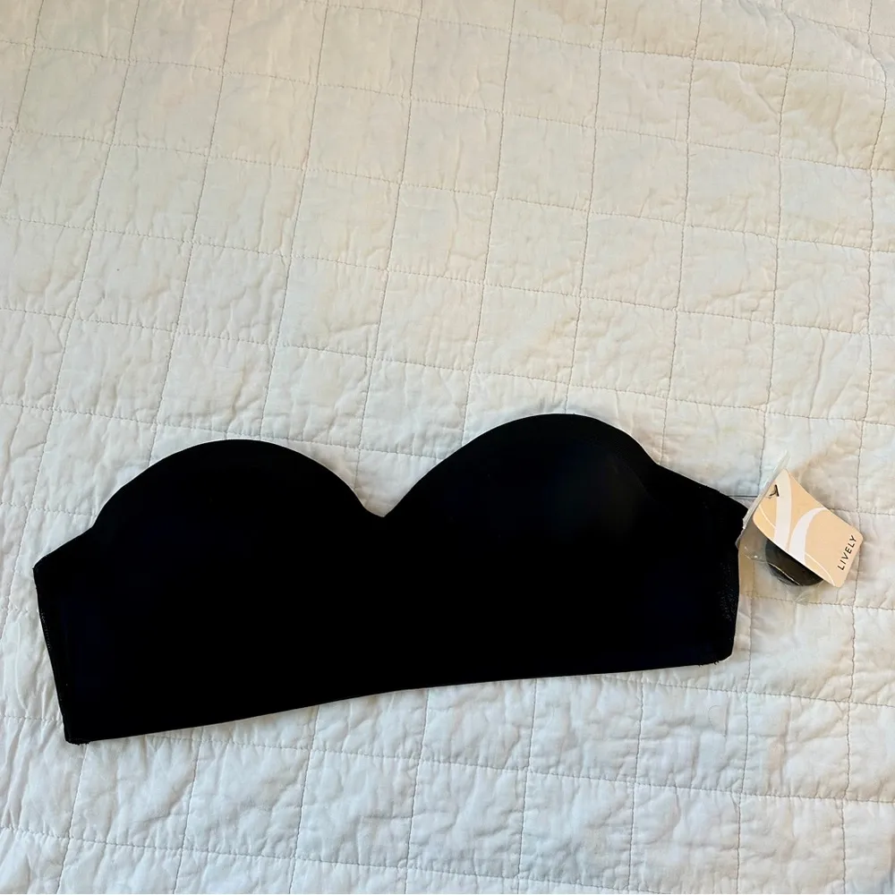 Lively Demi No Wire Strapless Bra Black NEW NWT 38D Straps Included Size undefined - Image 2