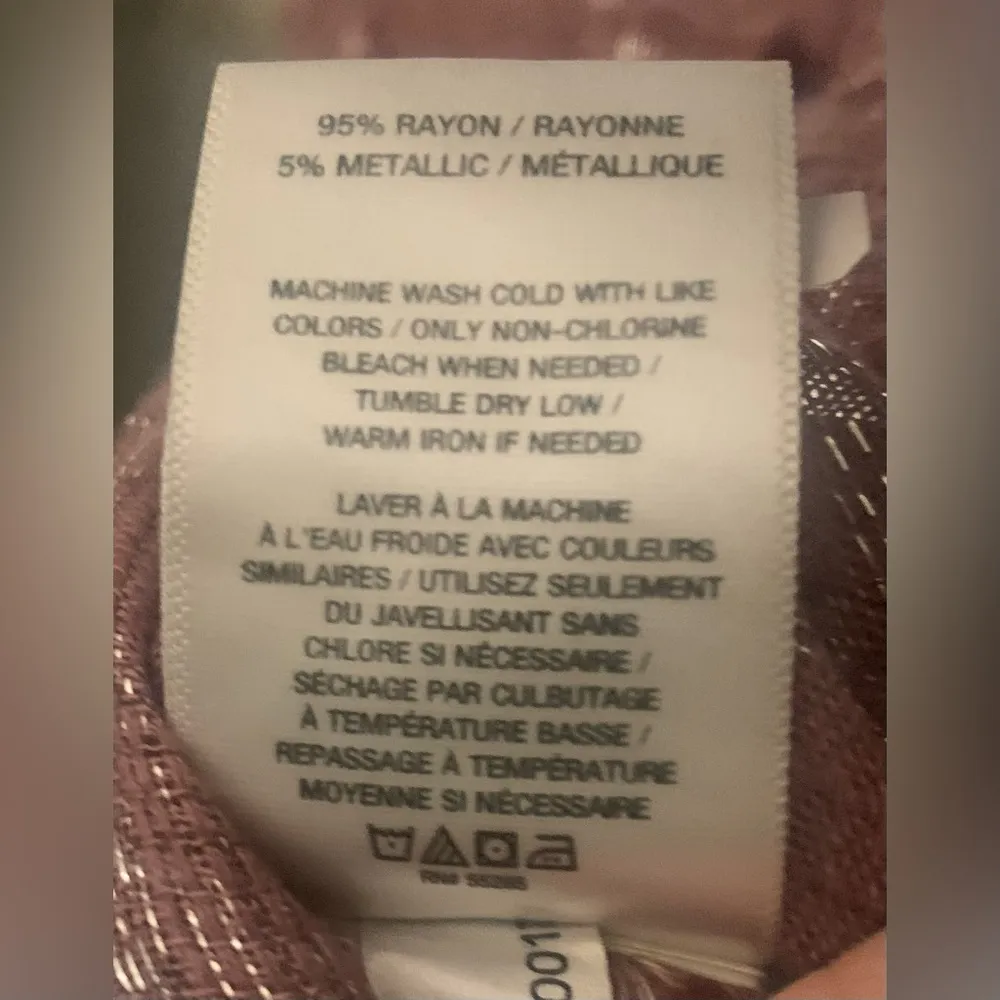 Express Sparkly Rayon Crop Top - Image 5