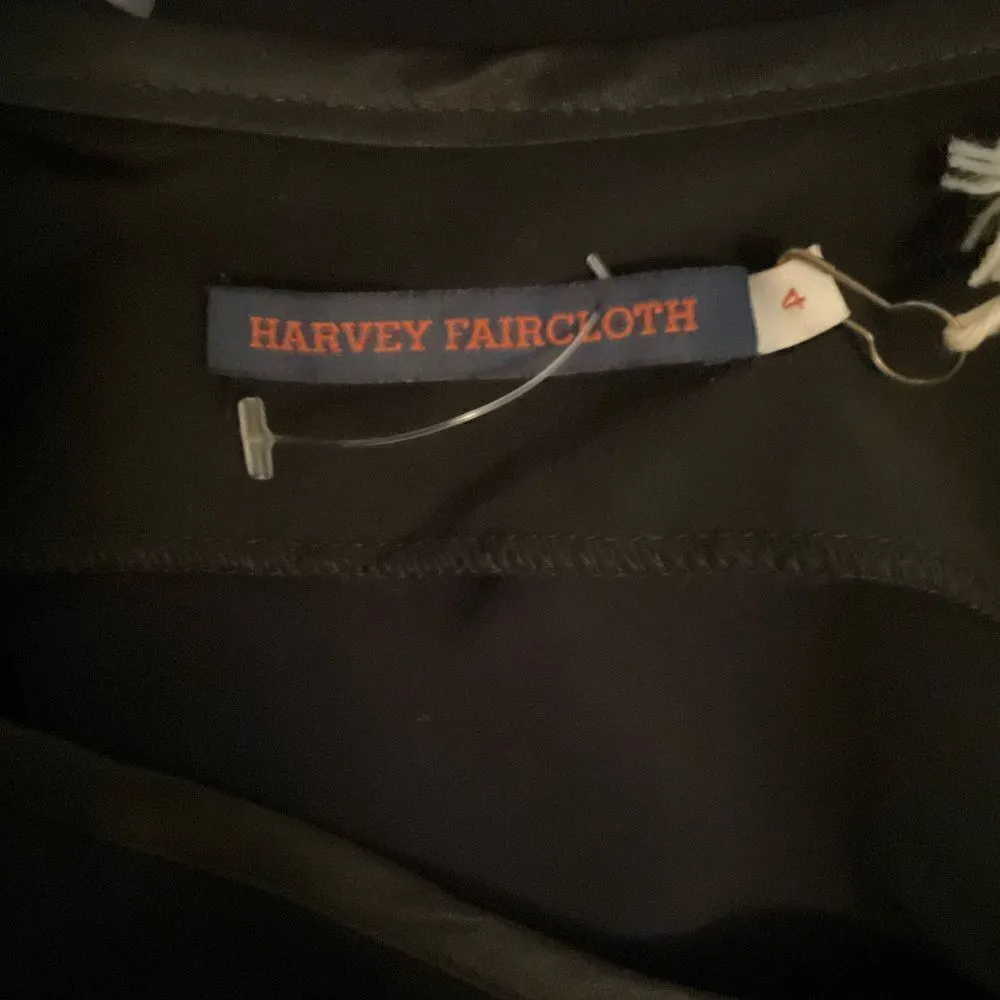 NWT Harvey Faircloth Asymmetrical Sequin Dress Black Size 4 - Image 8