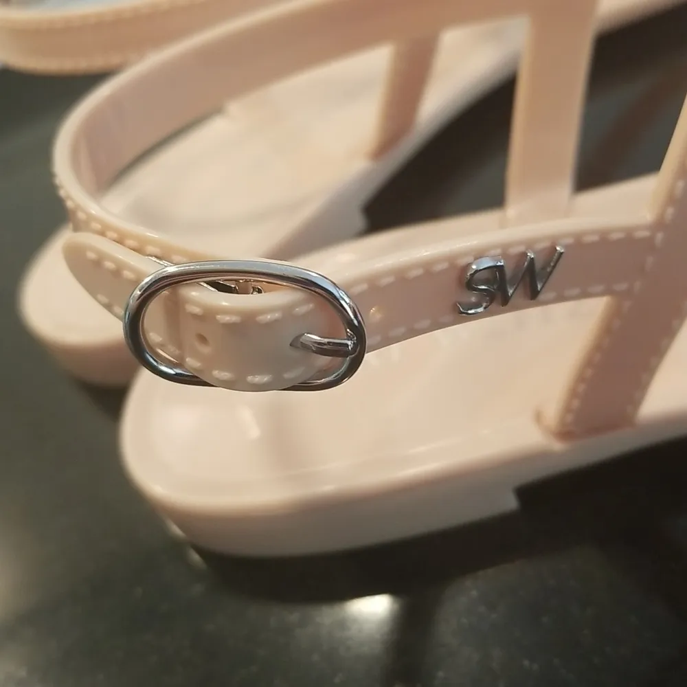 💕STUART WEITZMAN💕 Mellie Bow Jelly Sandal ~ Pink 9 New Without Box - Image 13
