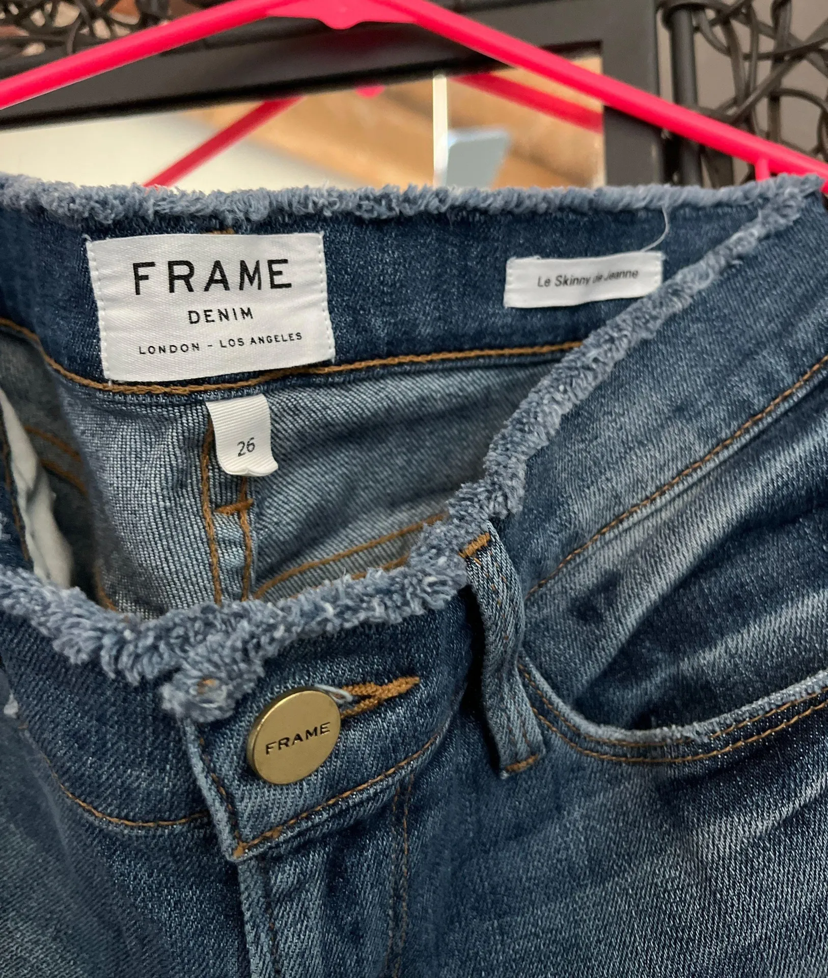 Skinny Ripped Jeans With Frayed Hem - Image 2