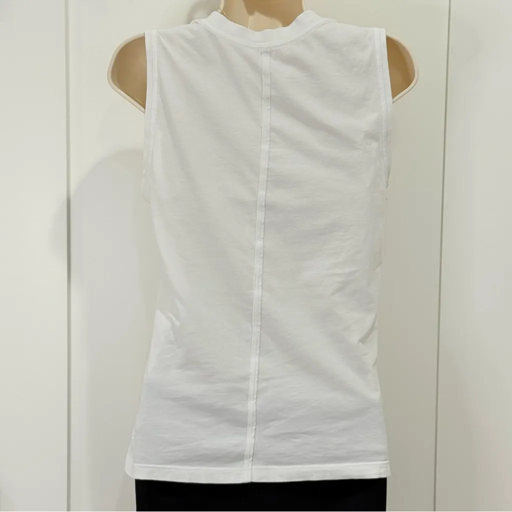 Lululemon All Yours Tank Top White Size 0 Muscle Tank Yoga Sporty Chic Pilates - Image 5