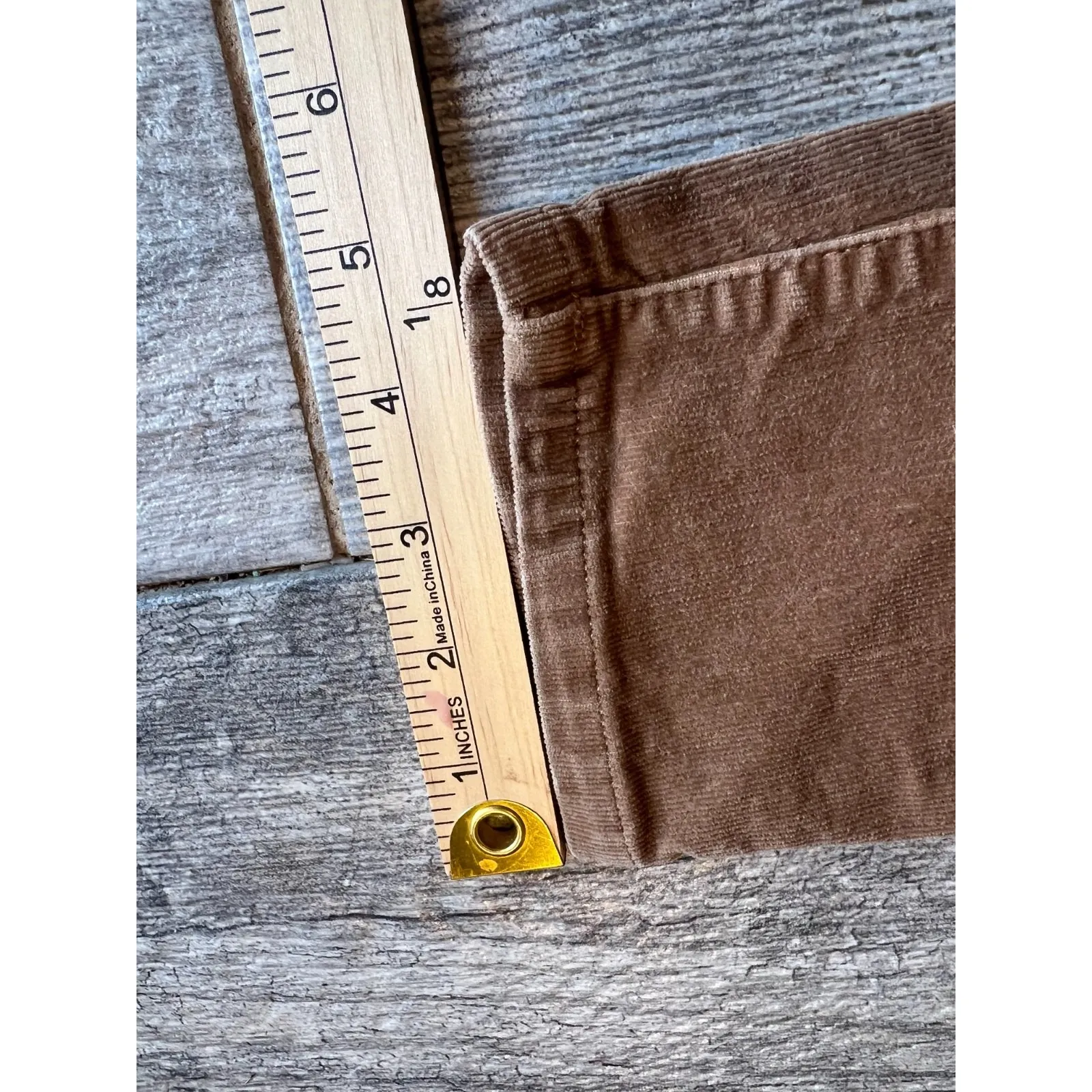 Banana Republic‎ Corduroy Jeans Pants size 25 Skinny Ankle Beige Stretch Jean - Image 7