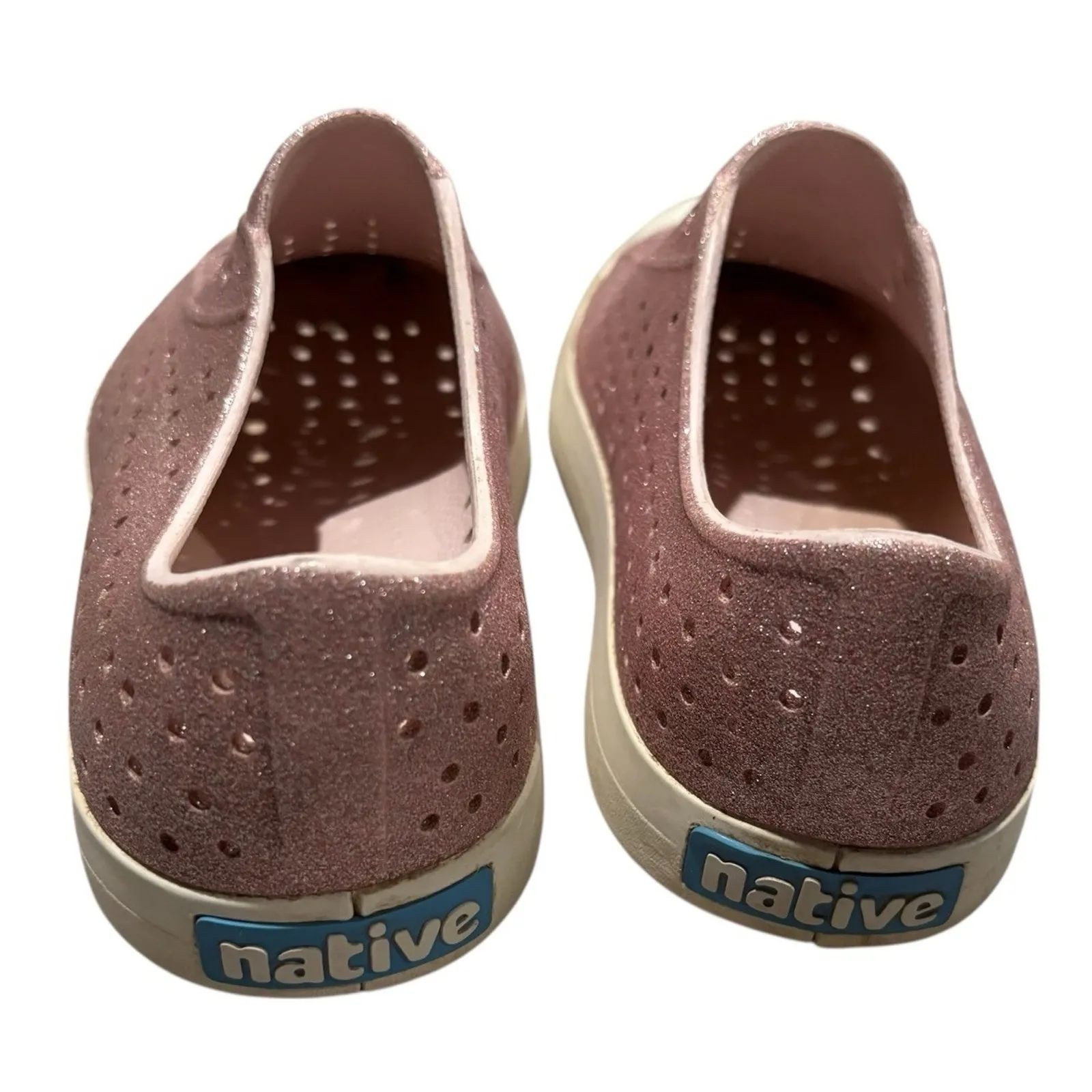 Native Shoes Jefferson Bling Pink Sparkly Shoes Size Women’s 7.5 - Image 4