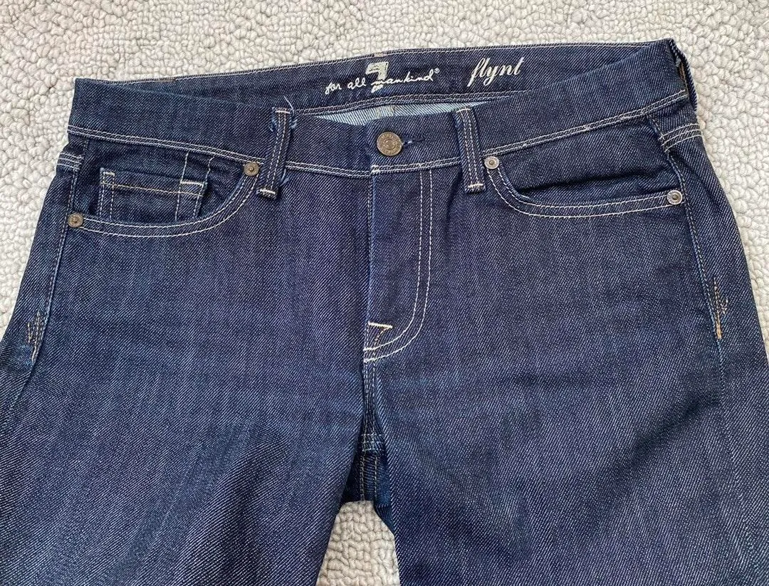 7 For All Mankind Flynt Boot Leg Jeans - Image 4