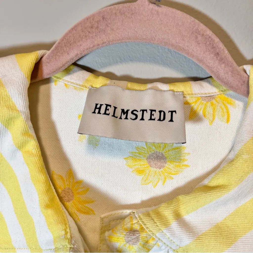 Helmstedt Women’s Yellow Ebi Sunflower Denim Jacket Small - Image 6