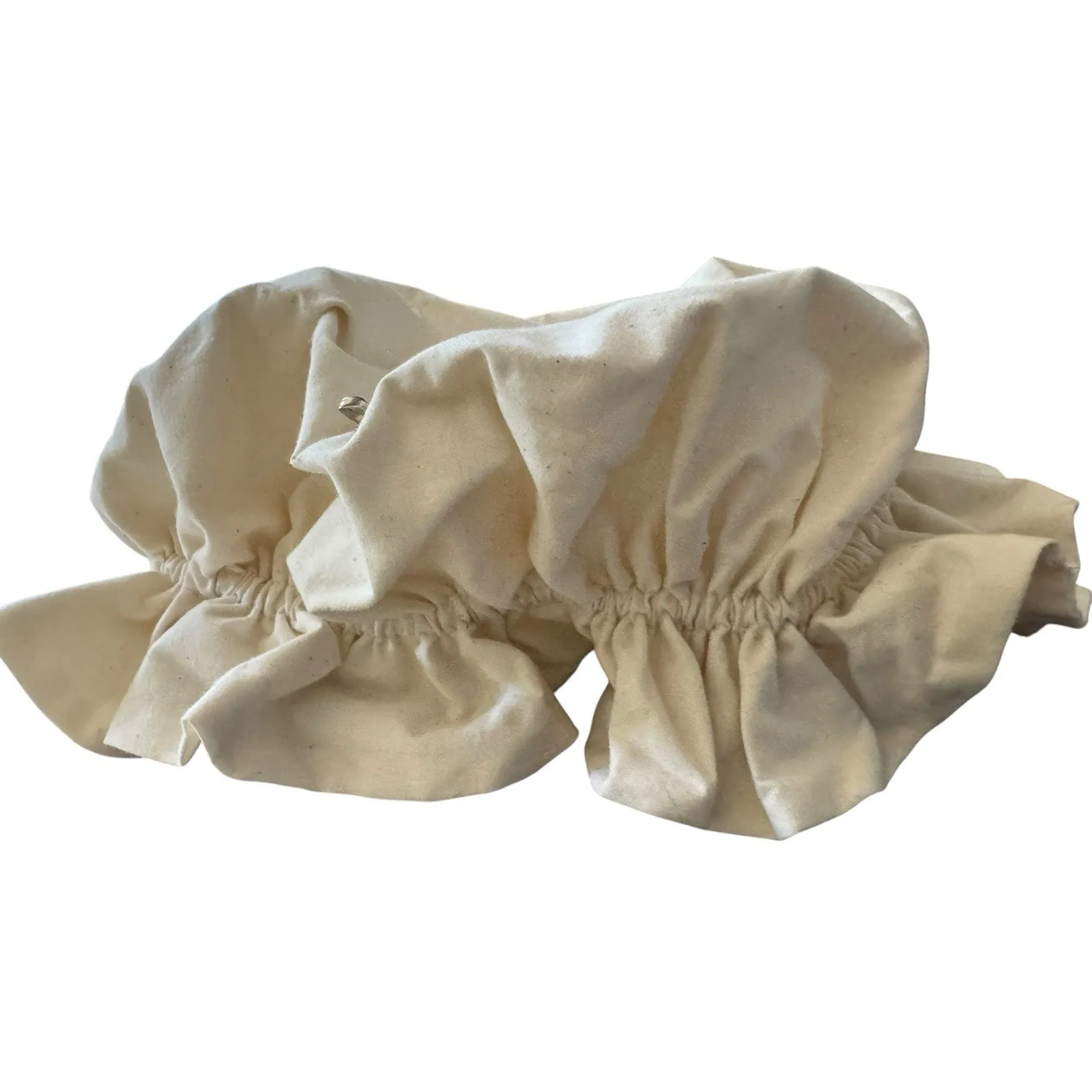 VTG Nightgown Robe Housecoat Floral Flowers Pajamas Sleep Cap Hat Medium READ Size undefined - Image 7