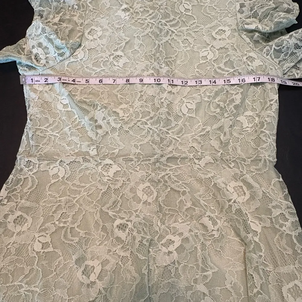 Anthropologie Maeve Women Mini Dress Green Sleeveless Mock Neck Size L NWT - Image 11