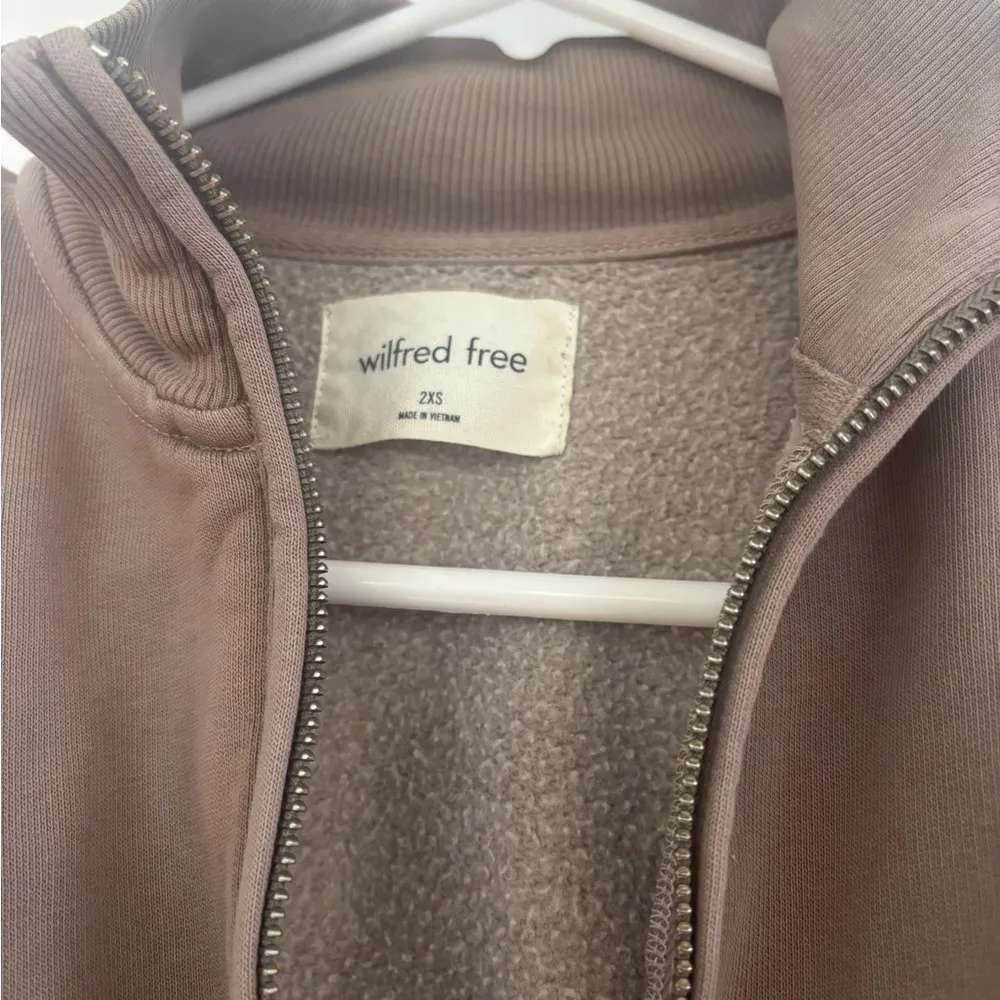 Aritzia Wilfred free airy fleece pullover half zip XXS - Image 3