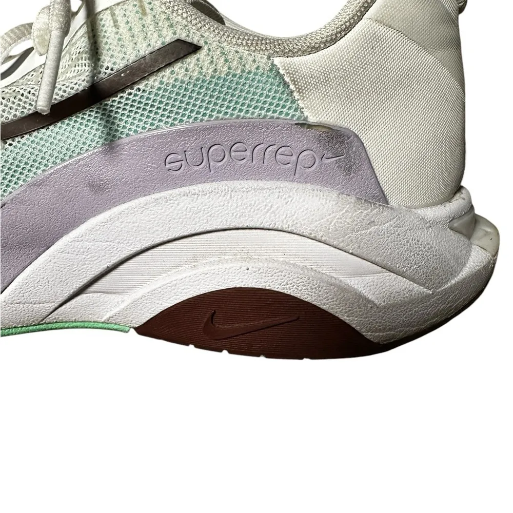 Nike ZoomX SuperRep Surge Women's Size 11.5 White Green CK9406-135 Running Shoes - Image 7