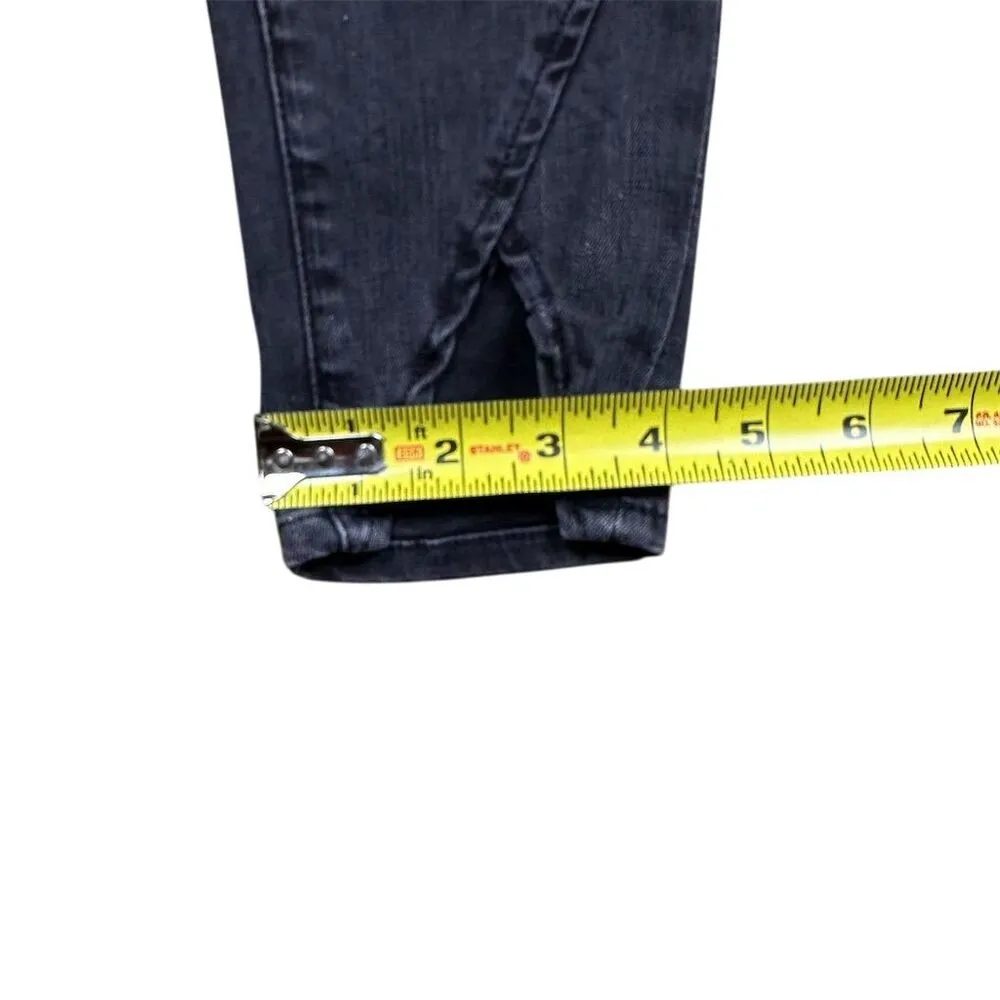 Frame Denim Women's Le Skinny de Jeanne Triangle Hem Skinny Jeans Size 25 Black - Image 12