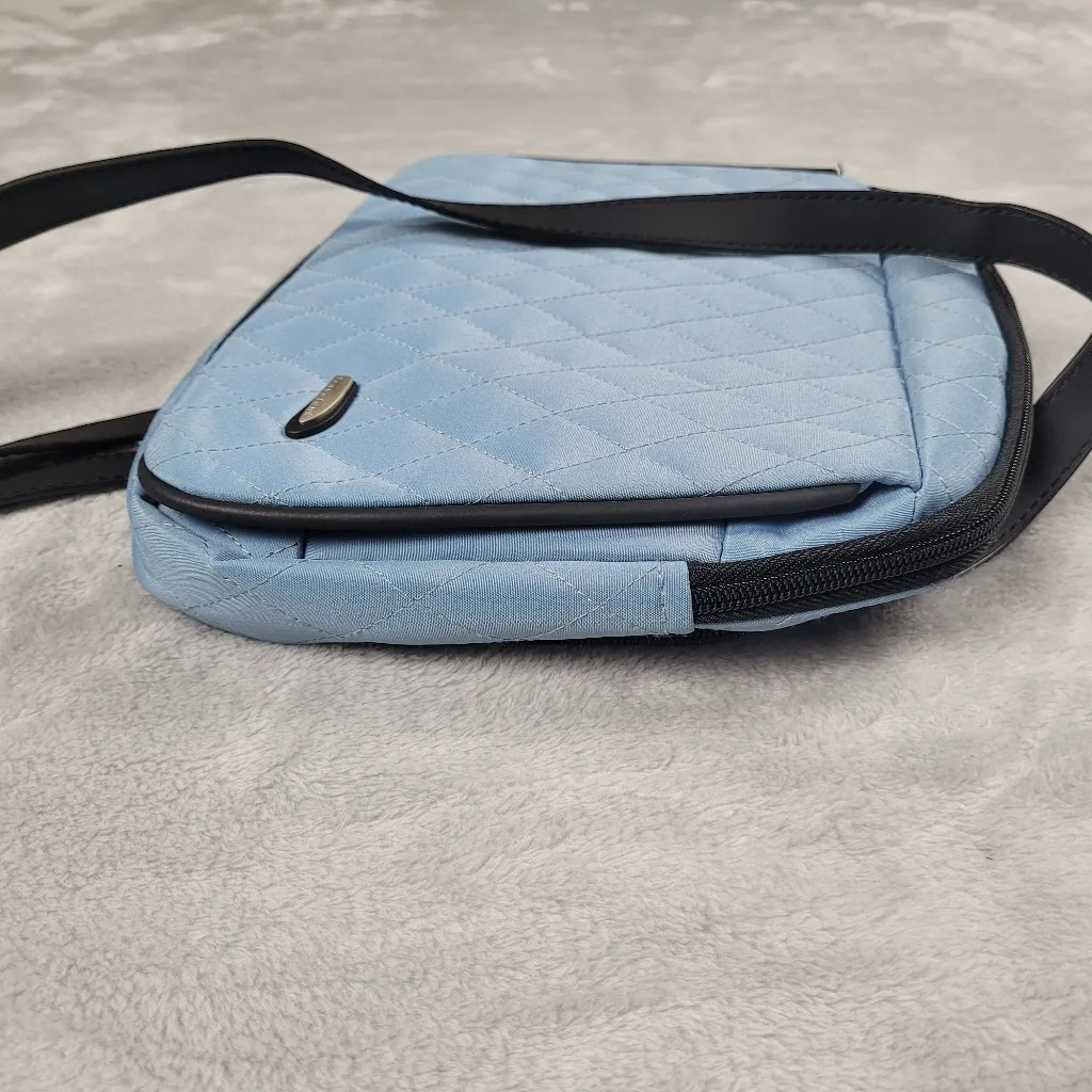 Travelon Women's Crossbody Blue Travel Sling Shoulder Bag - Image 10