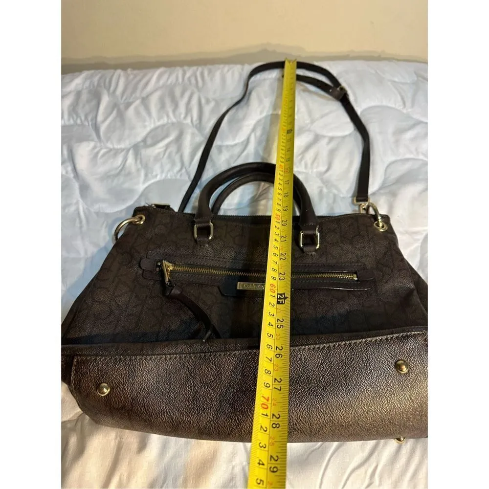 Calvin Klein Cross Body Purse Brown - Image 10