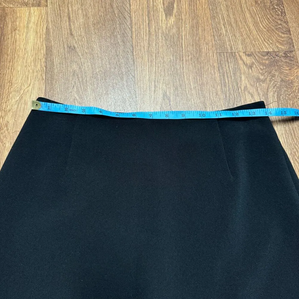 Michael Kors Womens Black Gold Beaded Stretch Mini Skirt A Line Size 2 XS - Image 9