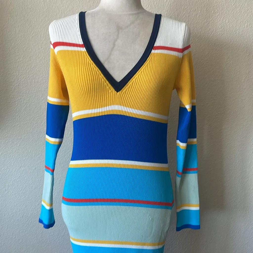 J.Crew - Ribbed sweater-dress in stripe‎ - Image 4
