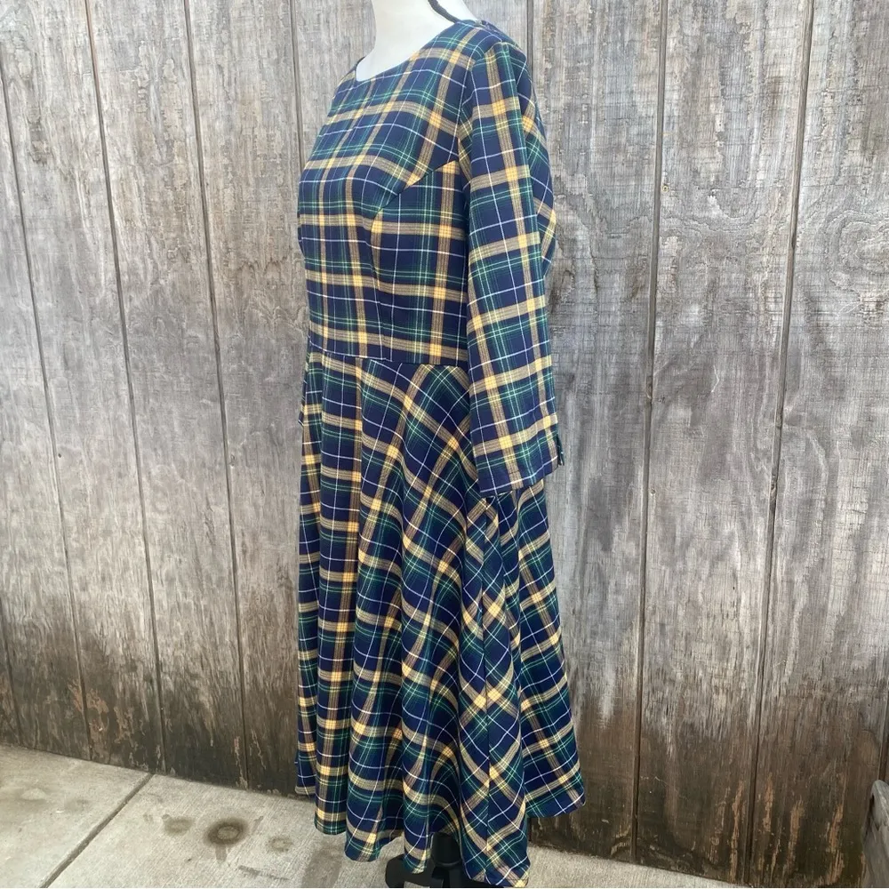 New Sweet Joy Heart Dress Size 2X Heart Cut Out in Back Pickets, 3/4 Sleeves - Image 7