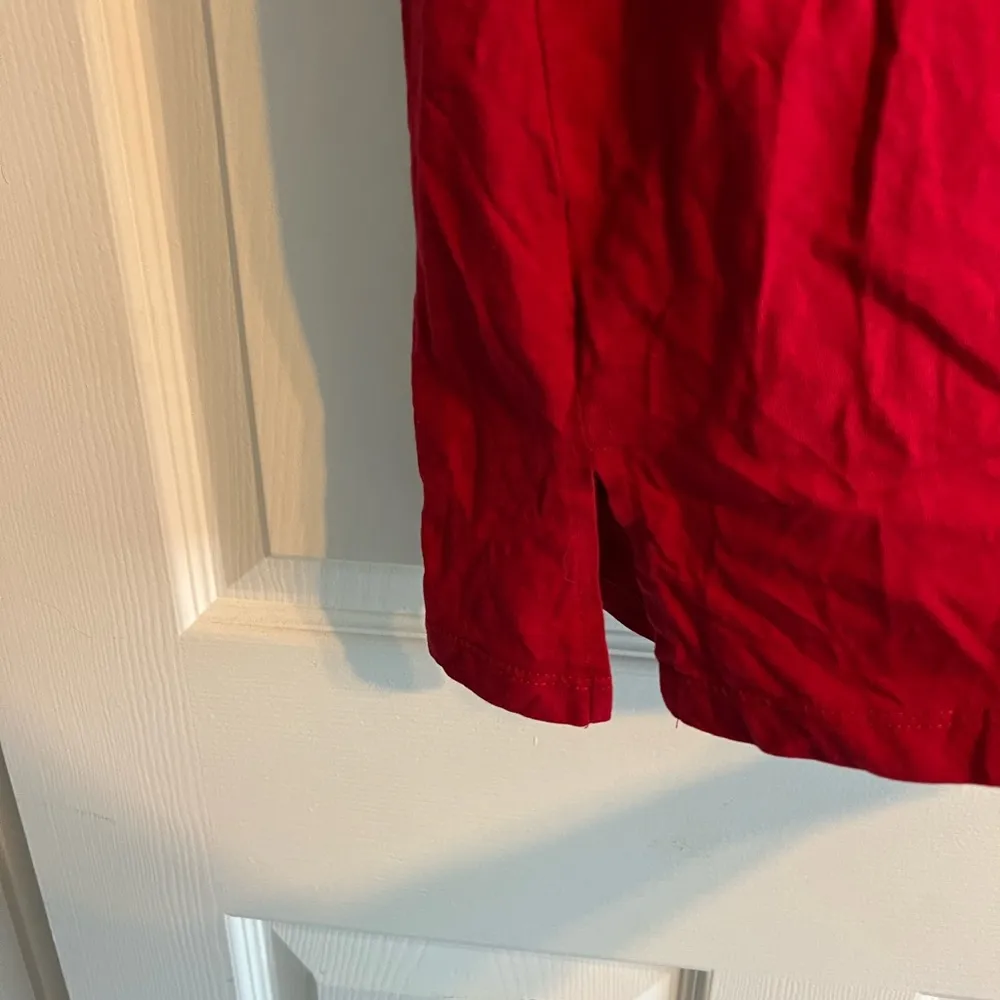 Woman Within Sleeveless Shirred Vneck Tank Top Tee 1X 22/24 T-shirt Plus Stretch - Image 5