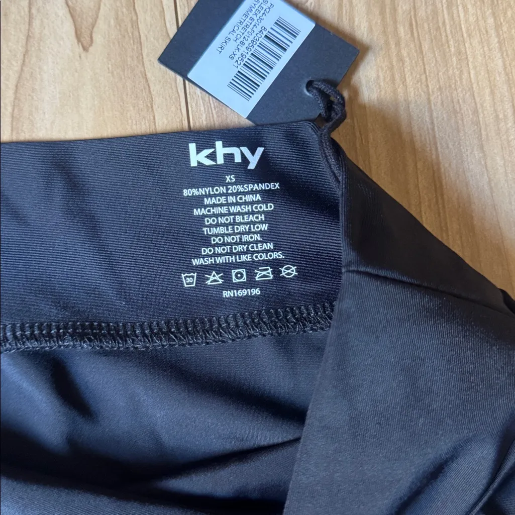 Khy Asymmetrical Skirt Black Size XS - Image 4