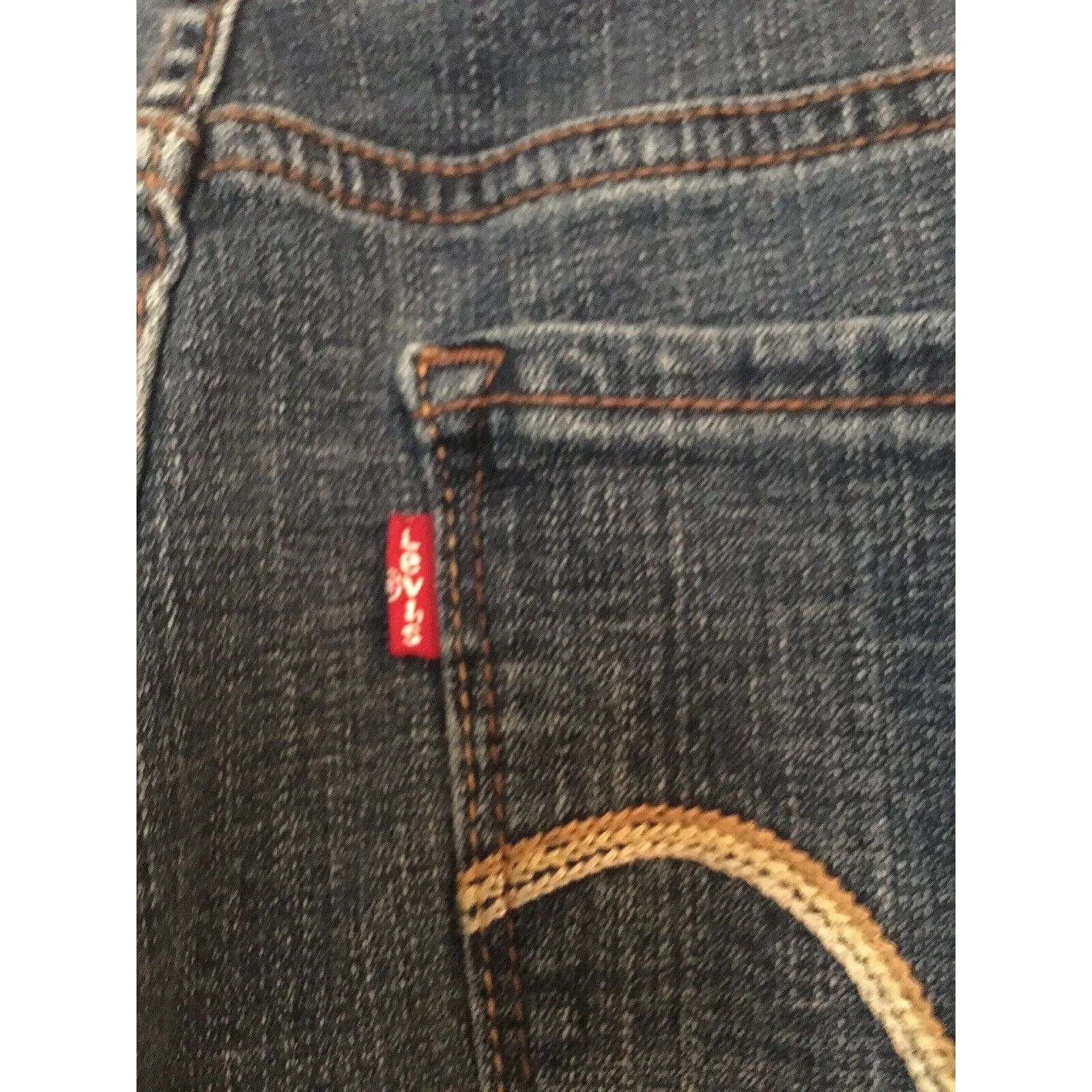 Levi's Women's Jean Shorts Pockets Size 10 Blue - Image 11