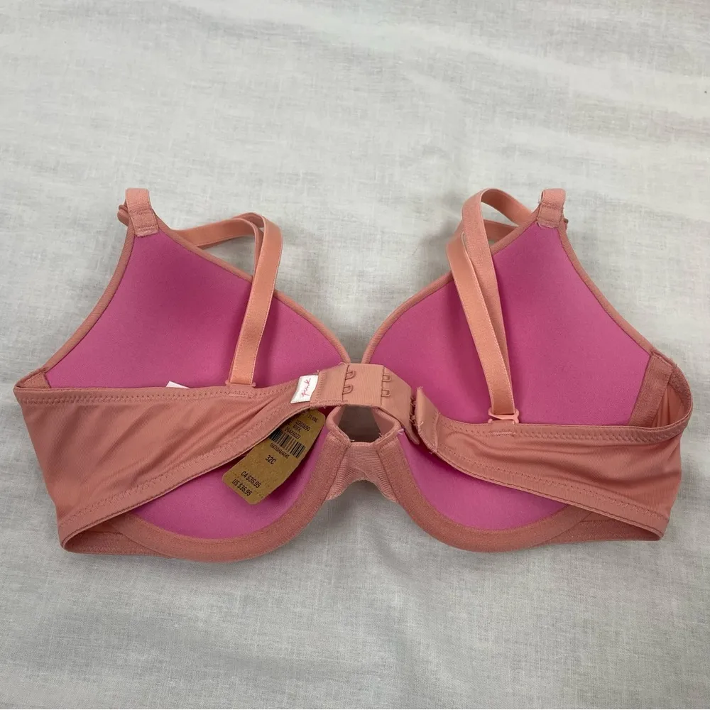 NWT Victoria's Secret Wear Everywhere Push-Up Bra French Rose 32C - Image 2