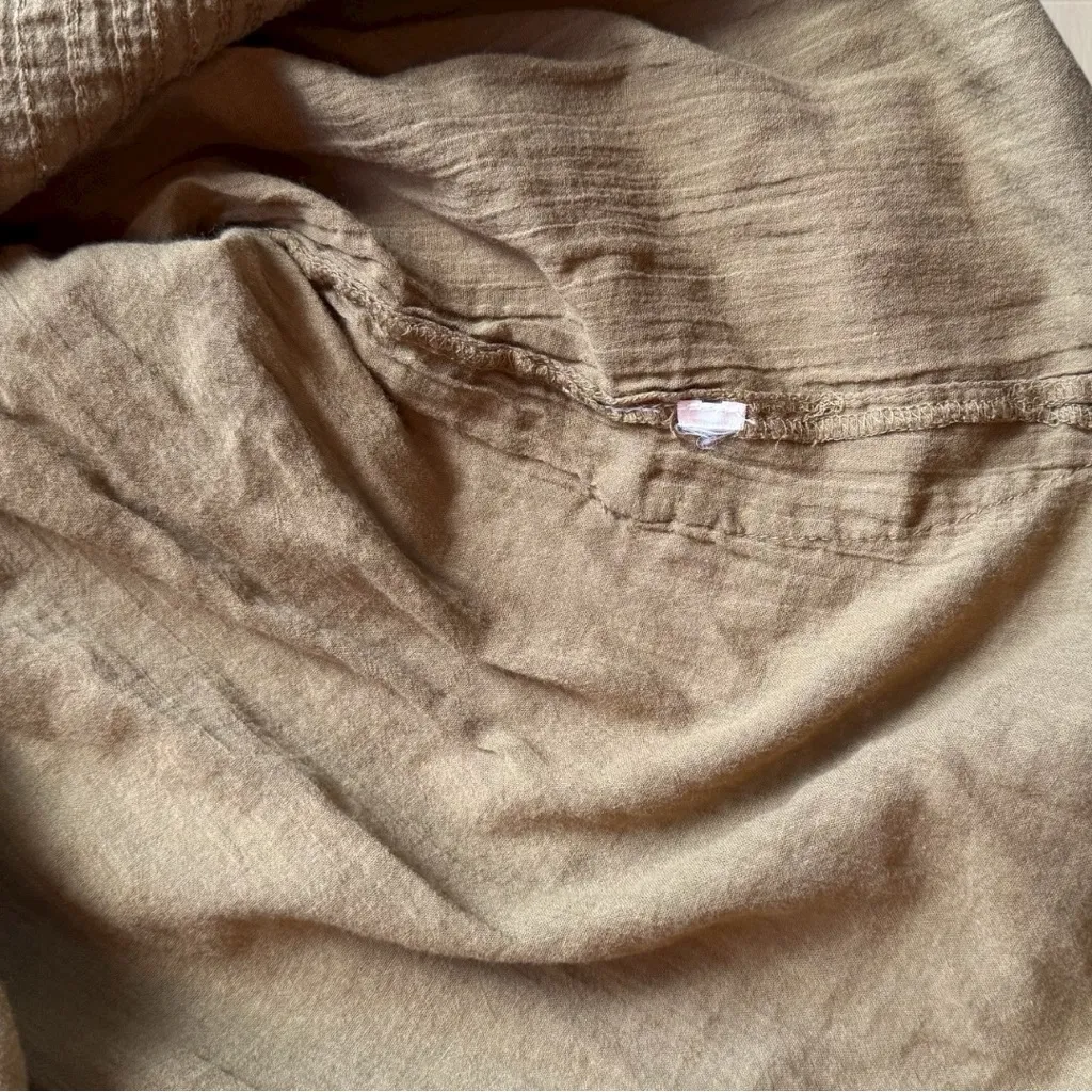 FREE PEOPLE FP One Penny Waverly Tunic – Khaki Green Flowy Boho Estimated Small - Image 13