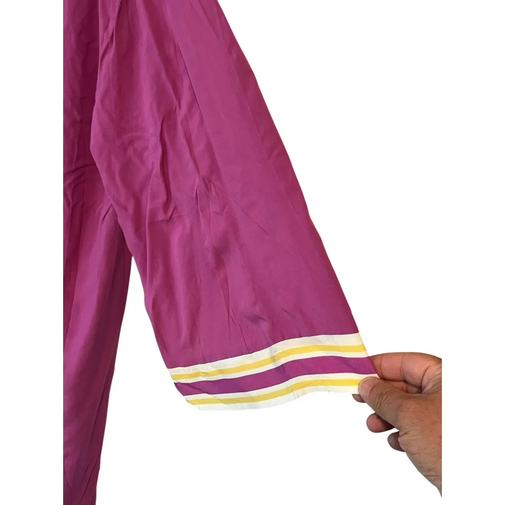 Midnight Velvet Open Front Robe Womens Large Purple Below Knee Sleep Cover NWT - Image 5