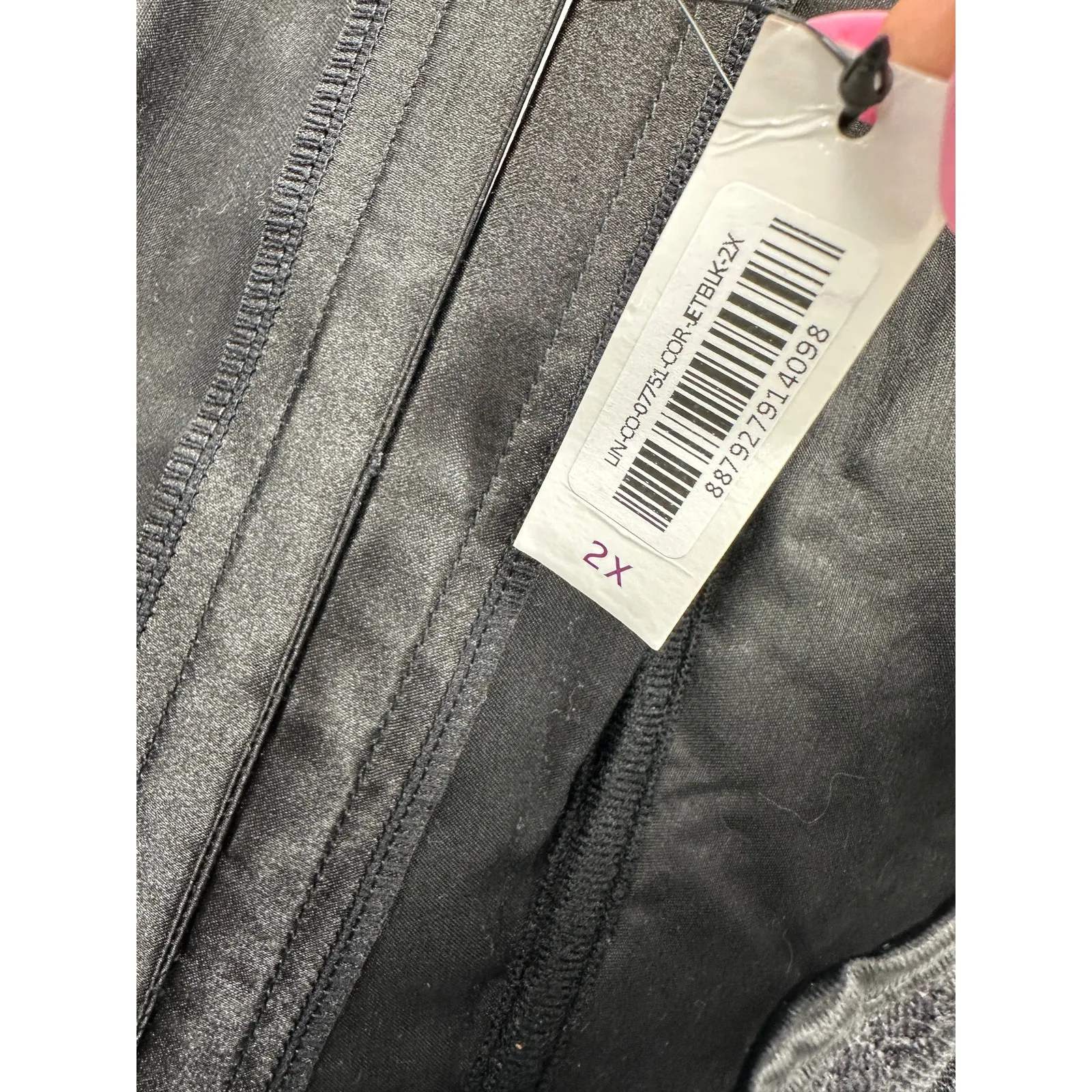 Adore Me Womens Black Lace Corset Bustier Size 2X NWT Whimsigoth Lingerie Sexy - Image 5