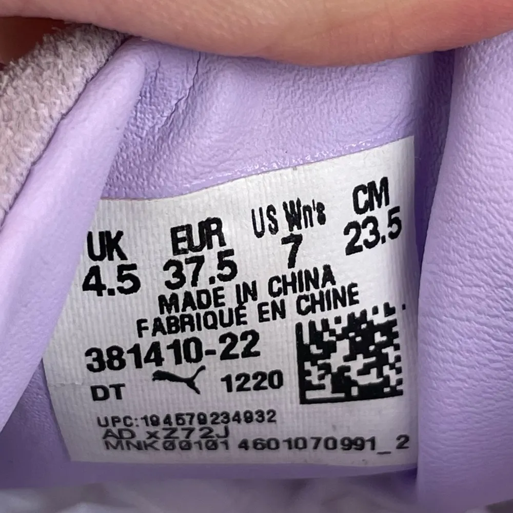 PUMA Suede Classic XXI Womens Sneakers Pastel Purple Sz 7 - Image 10