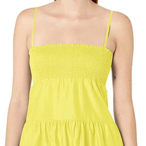 NWT BB DAKOTA WOMEN'S DREAM ABOUT ME DRESS In Sunny Lime XS Yellow - Image 7