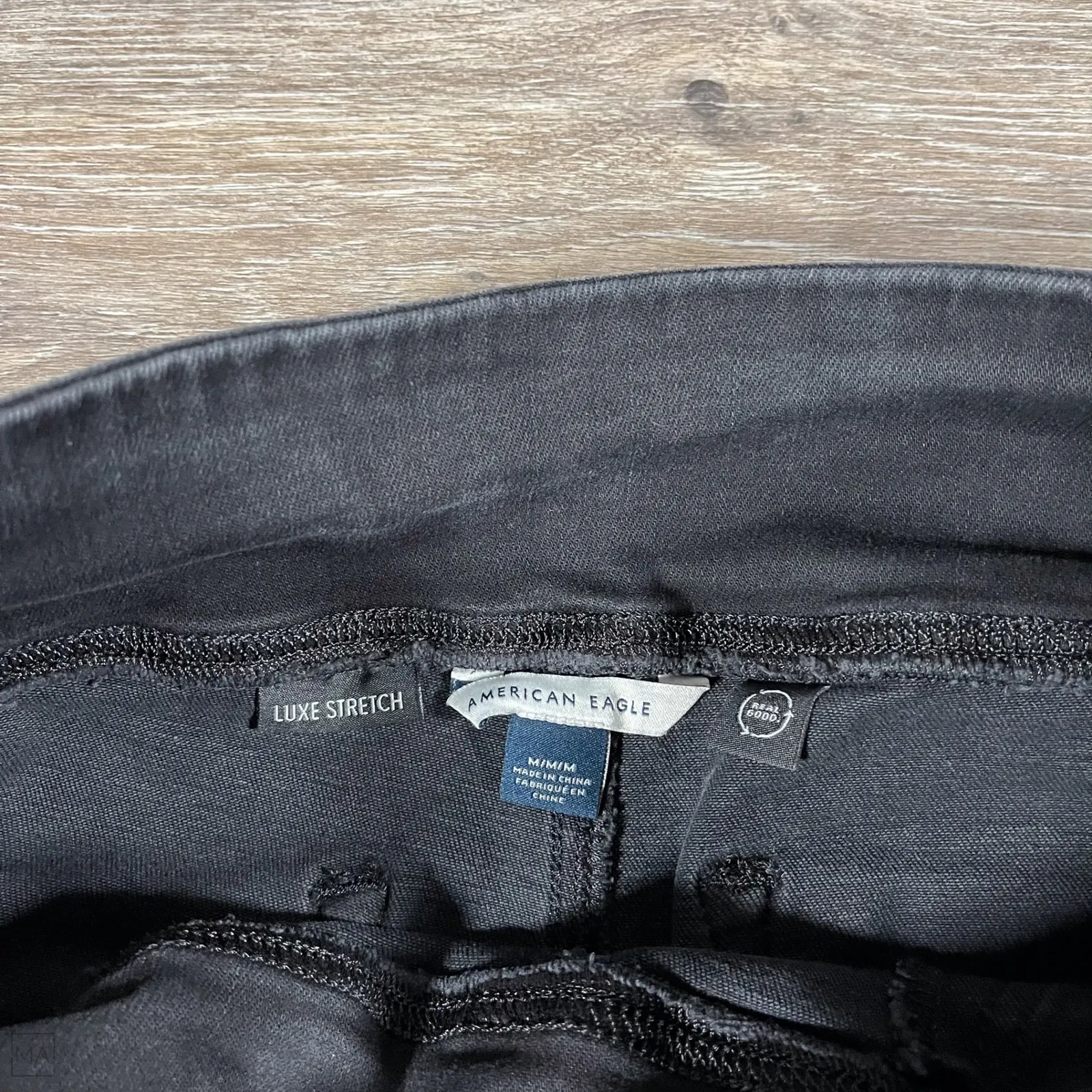 American Eagle Women's Jeans Pull On Boot Cut Stretch Casual M Dark Gray - Image 2