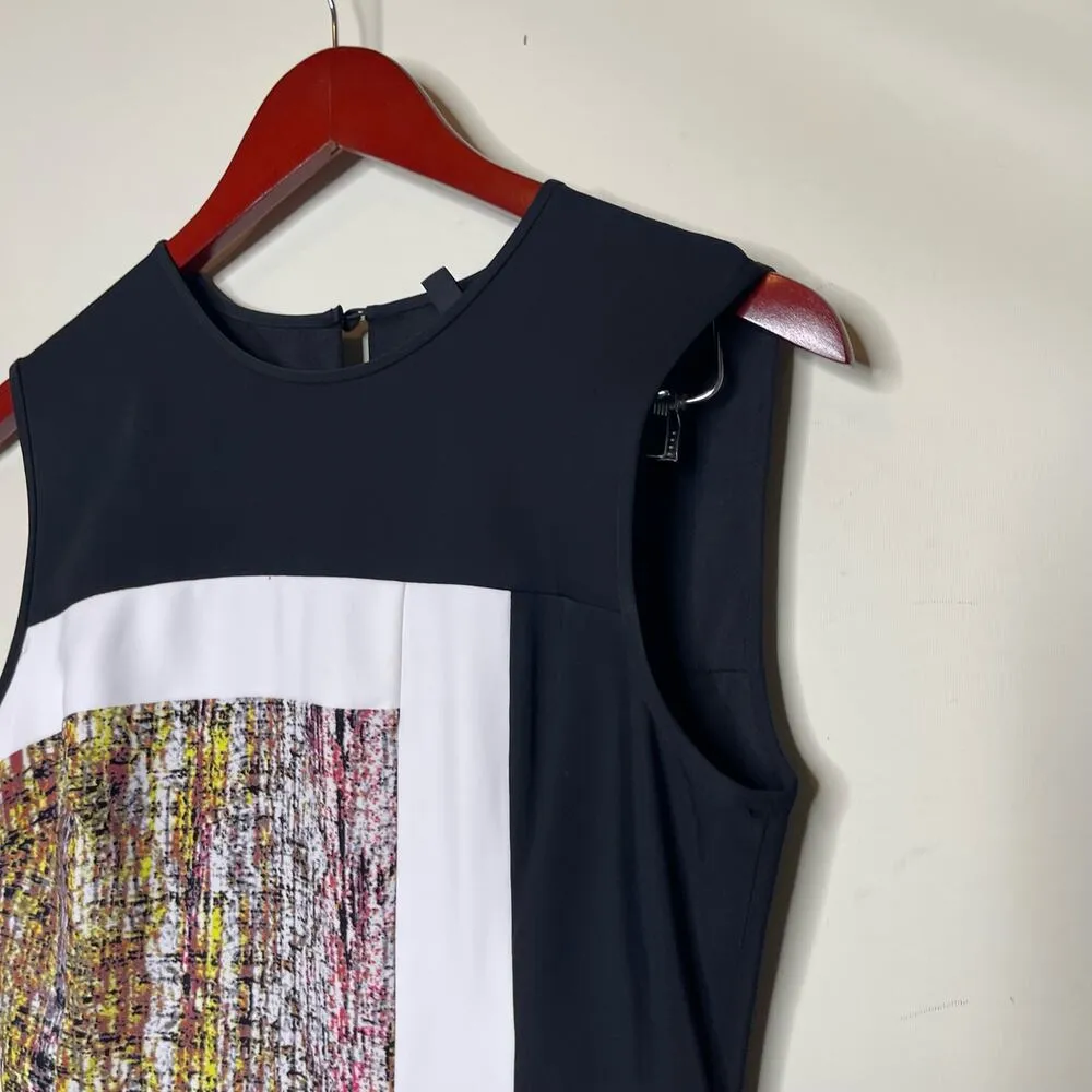 BCBGMaxAzria Alessandra Sleeveless Mini Dress Black/White Womens 2 - Image 6