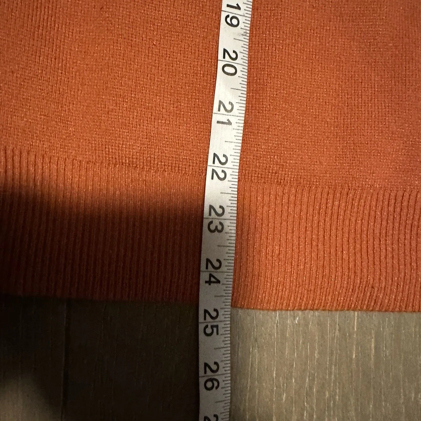 Anthropologie Maeve Rust Orange Sweater Vest Button Front Knit Vest S - Image 7