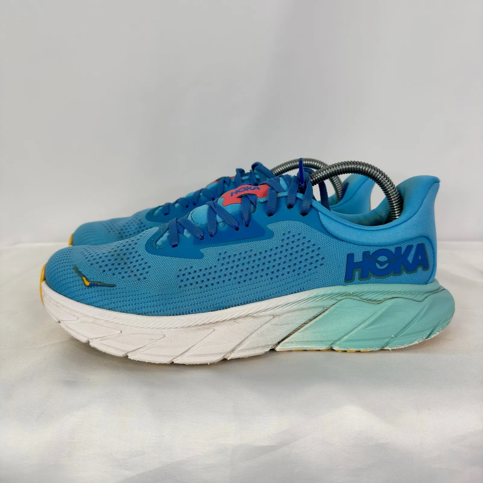 Hoka One One Arahi 7 Womens Running Shoes Blue Athletic Sneakers Size 10B - Image 12