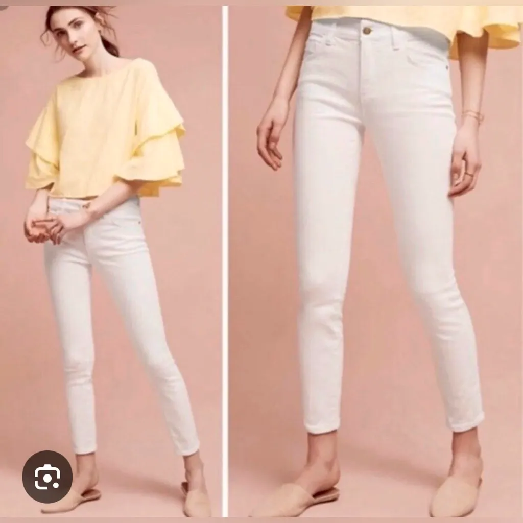 Pilcro and the Letterpress White Skinny Jeans - Image 2