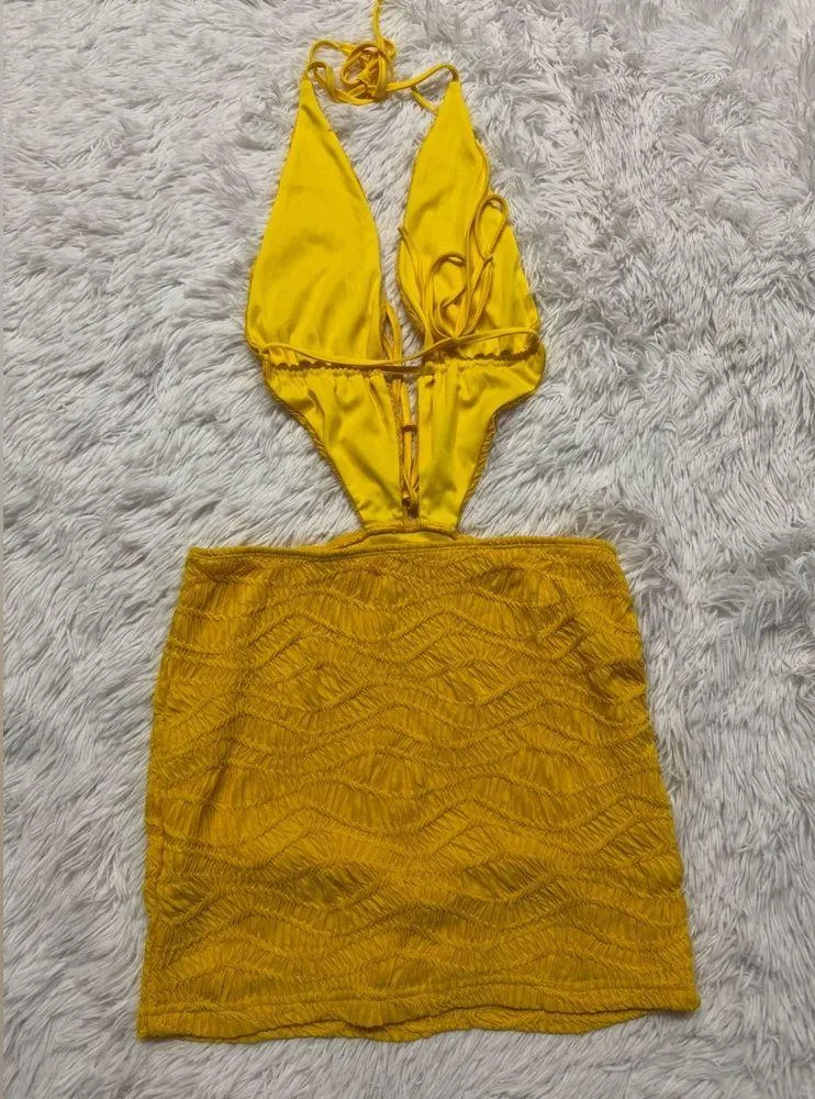 shein halter backless bodycon dress - Image 3