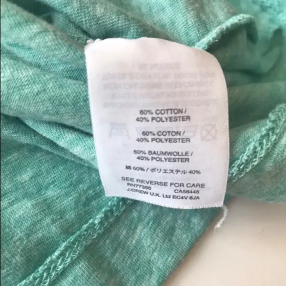 J. Crew Speckled Cotton V-Neck - Image 7