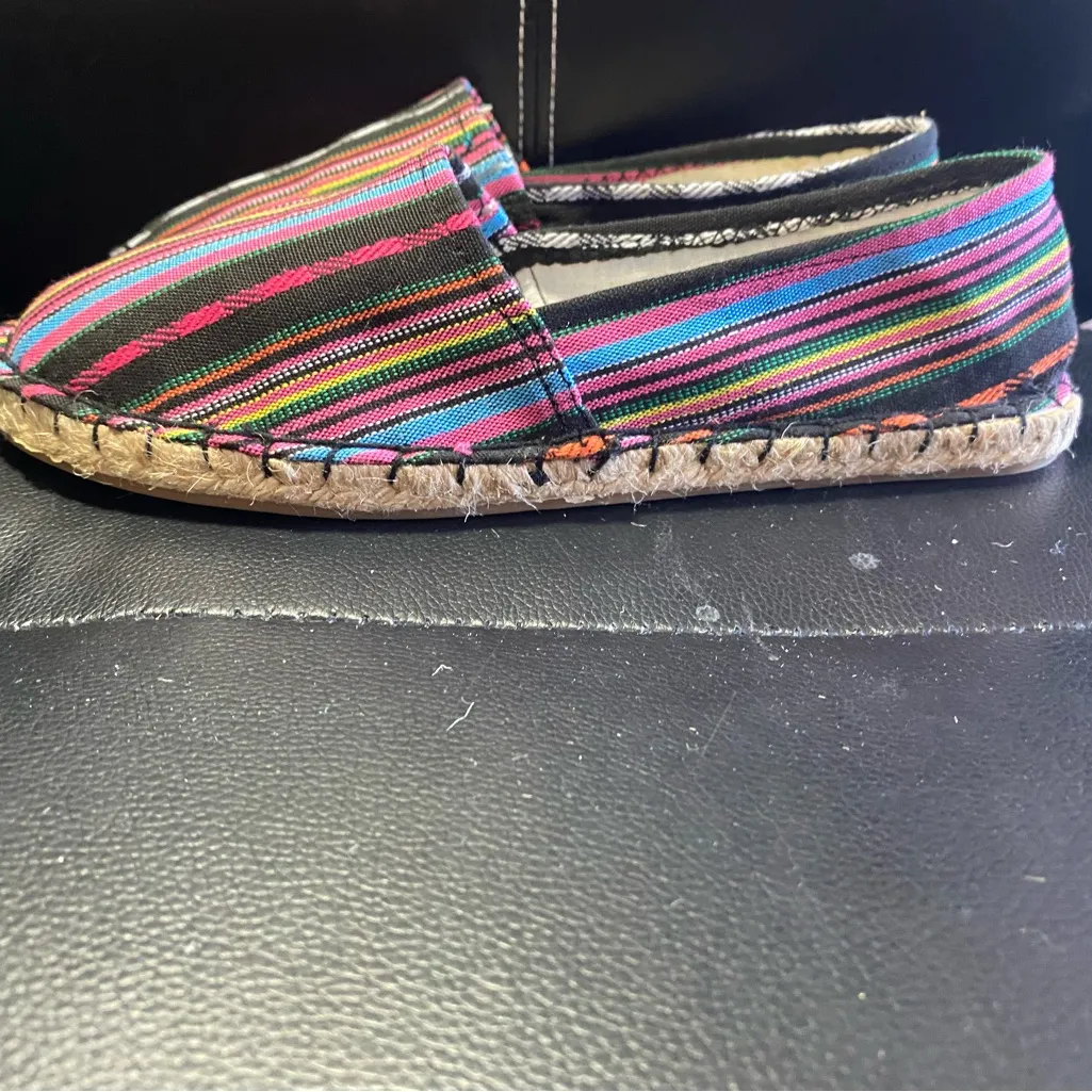 Rock & Candy By Zigi Colorful Striped Women’s Espadrilles Size 7 1/2 - Image 5