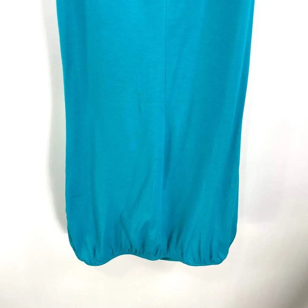 00s VENUS Vintage Blue Sleeveless Scoop Neck Blouse - Image 7