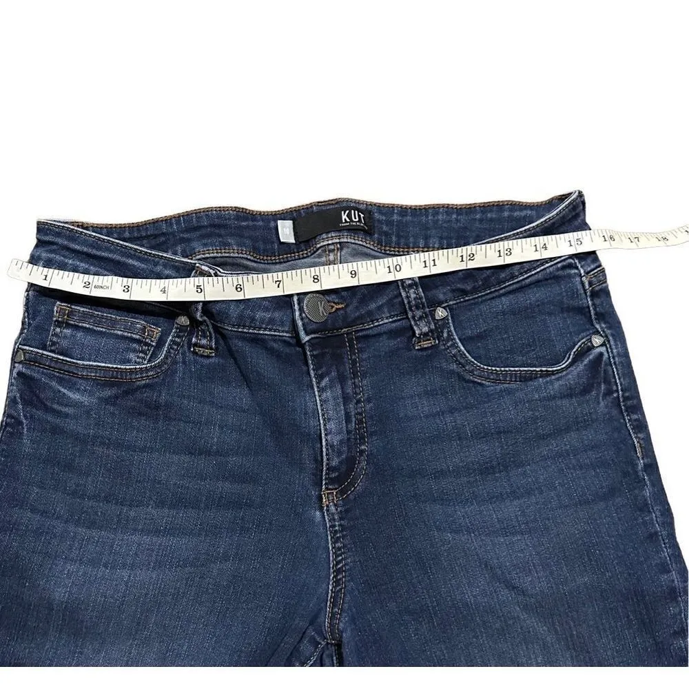 Kut from the Kloth Connie Ankle Skinny mid rise split hem sz 10 - Image 6