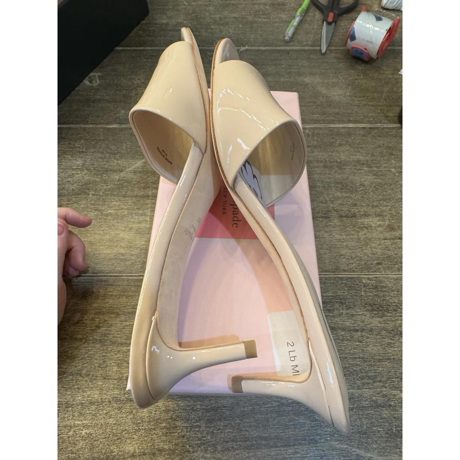 KATE SPADE New York Women's Size 9.5‎ M Savvi Heeled Sandal, Tusk NEW - Image 6