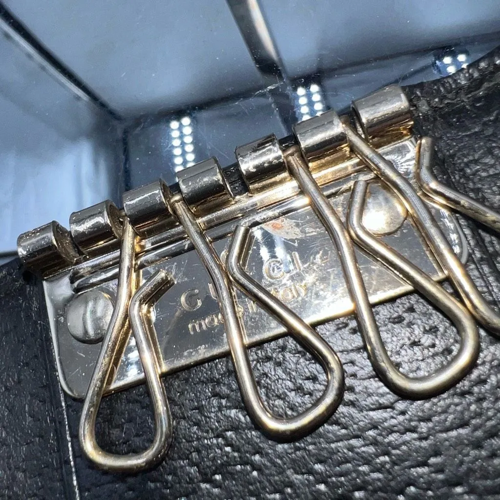 GUCCI Key Case GG‎ Canvas Canvas x Leather Authentic - Image 5