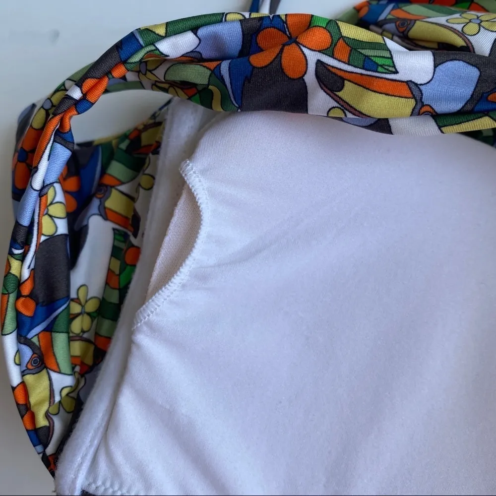 Paul & Joe cosabella bandeau swim top bottom set NEW Yellow Size M - Image 6