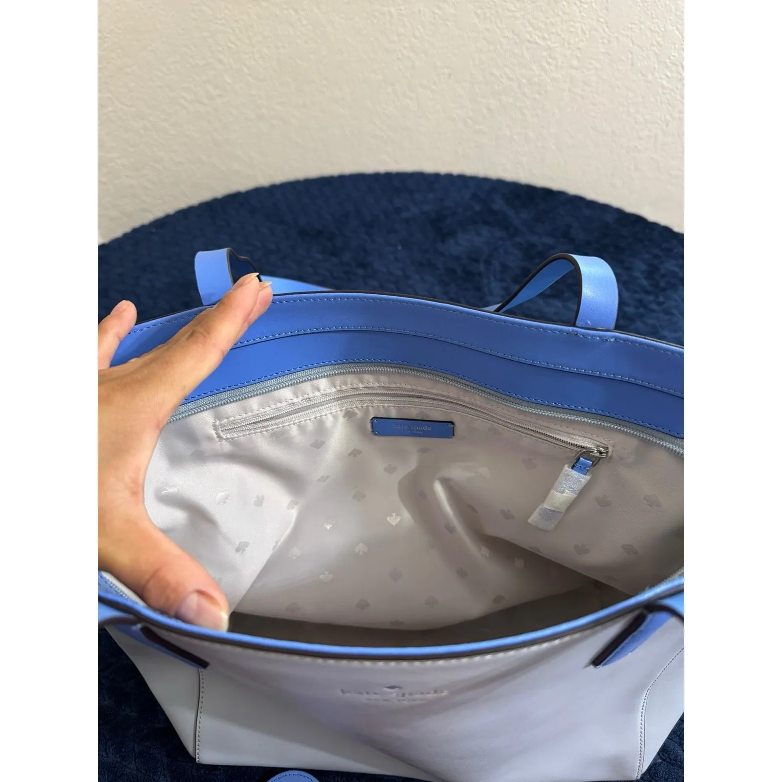 Kate Spade‎ New York Rosa Medium Leather Tote Bag Shoulder Purse Shopper - Image 8