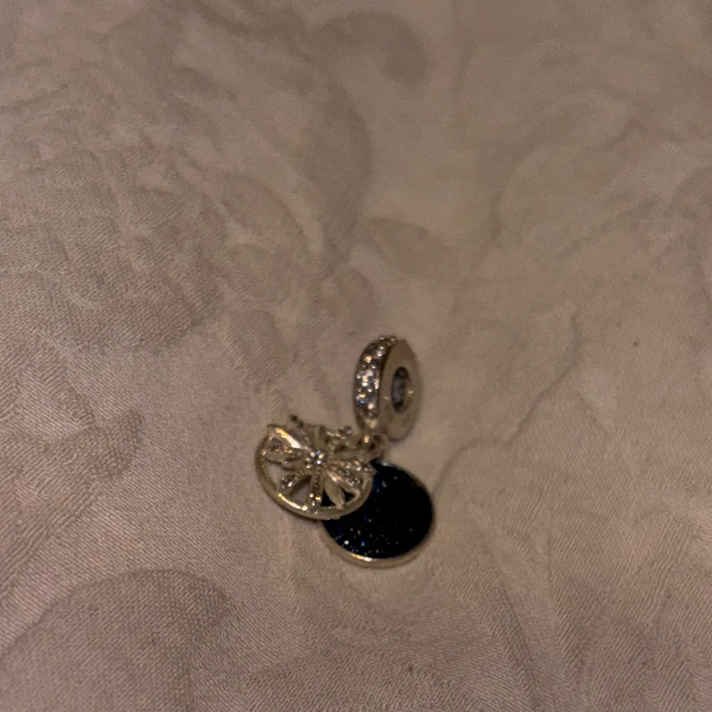 Pandora Dazzling Wishes CZ & Enamel Dangle Charm - Image 2