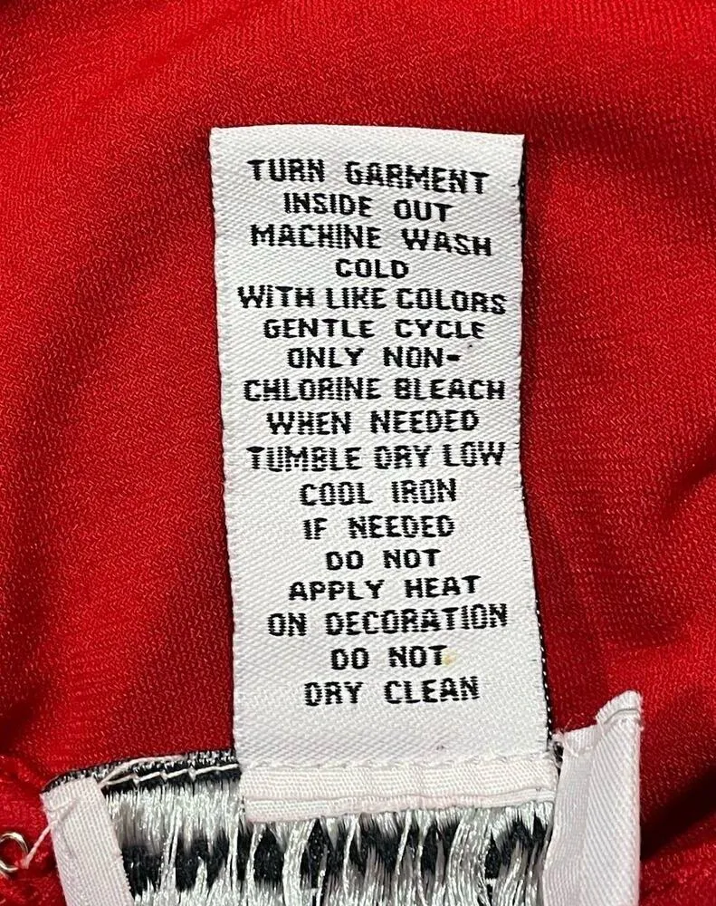 Carmen Marc Valvo Studded Sleeveless Sheath Dress - Red - 8 - Image 9