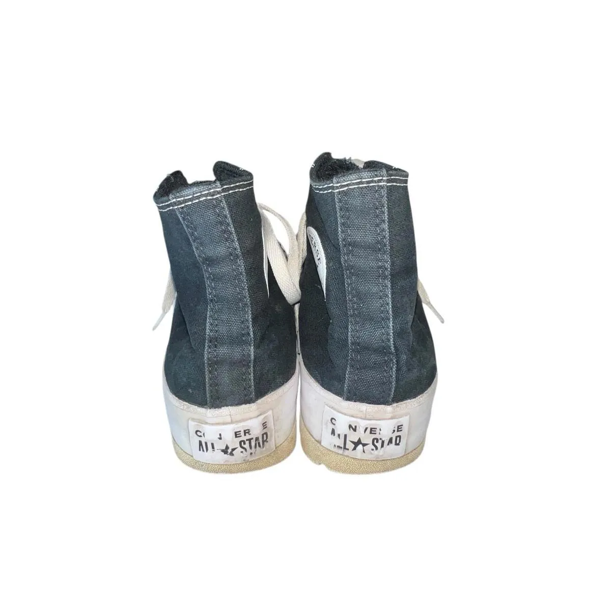 Converse All Star Lugged Black Canvas High Tops Women’s 6 / Men’s 4.5 - Image 2