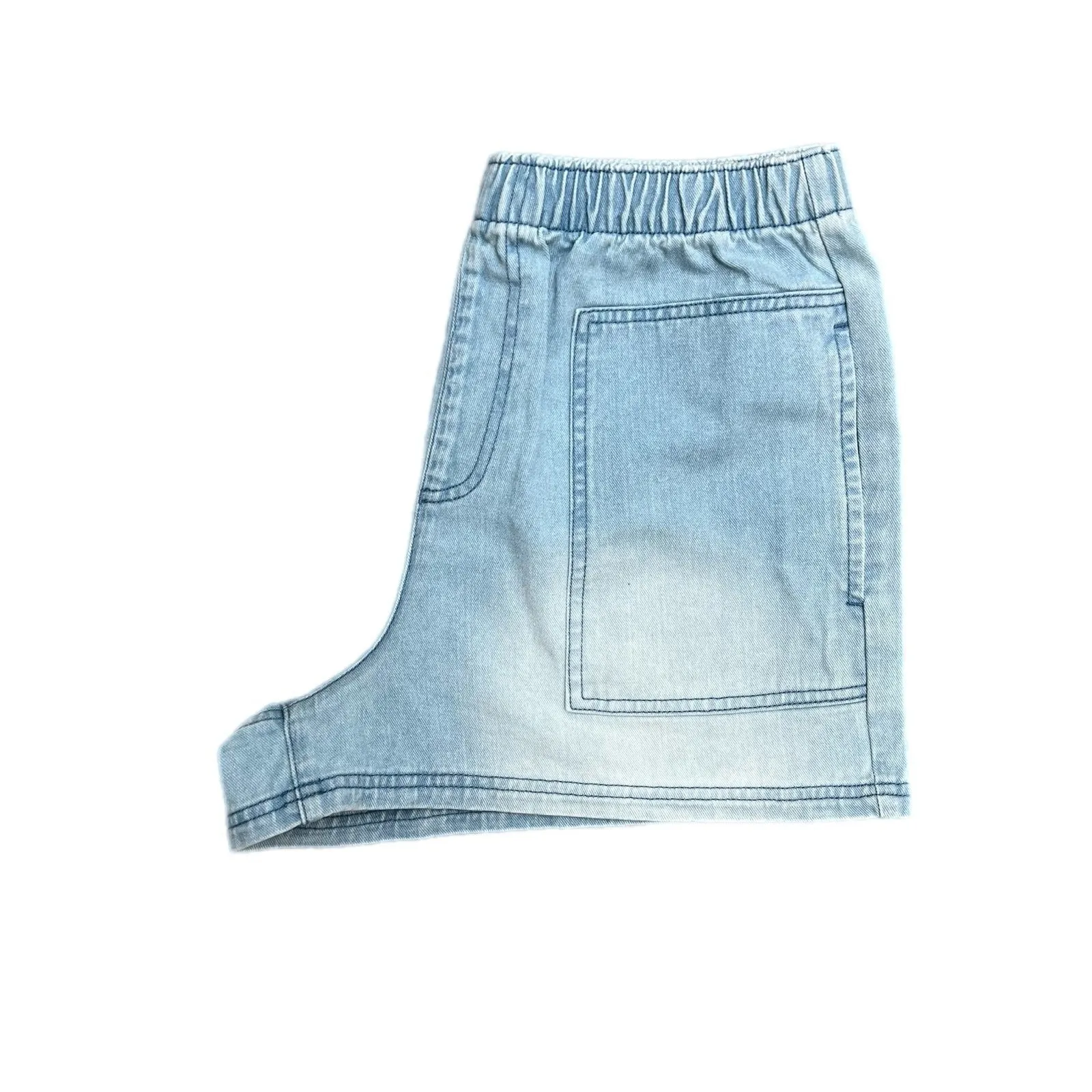 NWOT O'NEILL SONNET‎ PATCH POCKET DENIM SHORTS IN LIGHT INDIGO BLEACH SZ  L - Image 3