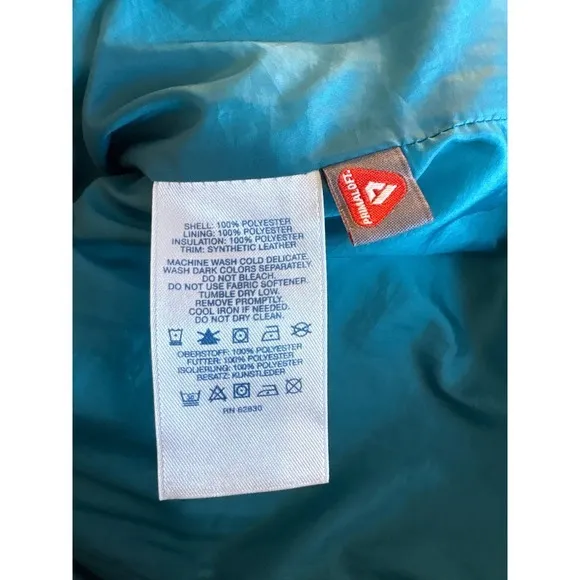 Lands End Quilted Plaid Barn Jacket Women Size L/T 14-16 Blue Gold Outerwear EUC - Image 10