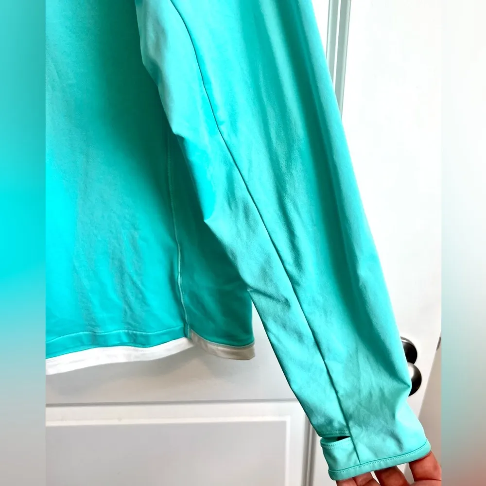 RLX Ralph Lauren Women's Golf Pullover Top 1/4 Zip Mint Green Size L Size L - Image 5